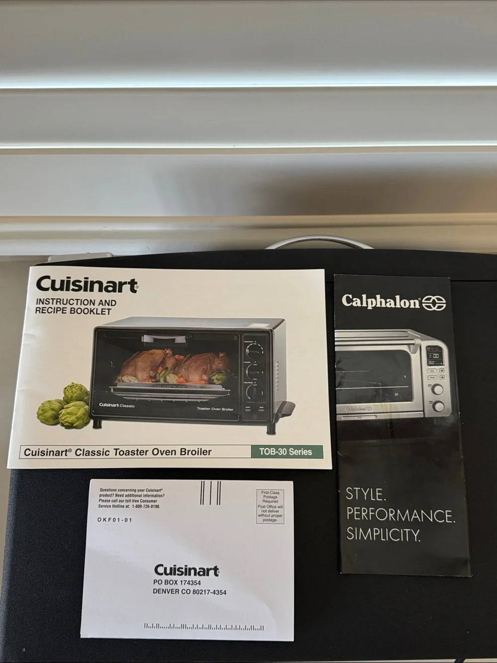 Cuisinart Black and Silver Toaster Oven Broiler